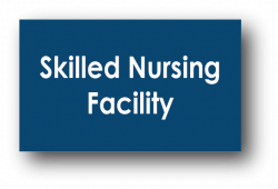 Skilled Nursing Facility blue button